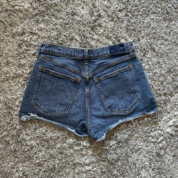 Abercrombie and Fitch high rise mom jean shorts - Picture 2 of 6